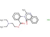 2-(2-METHYL-4-OXO-3(4H)-QUINAZOLINYL)BENZOIC ACID 2-(DIETHYLAMINO)ETHY L ESTER HCL