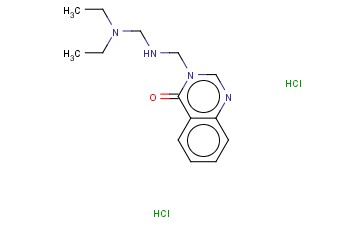 3-((((DIETHYLAMINO)METHYL)AMINO)METHYL)-4(3H)-QUINAZOLINONE DIHYDROCHL ORIDE