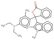 3-(1,2-<span class='lighter'>二甲基</span>-3-吲哚基)-3-[4-(<span class='lighter'>二</span><span class='lighter'>乙</span><span class='lighter'>氨基</span>)-2-<span class='lighter'>甲基</span>苯基]<span class='lighter'>苯</span>酞