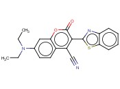 3-(2-<span class='lighter'>苯</span>并噻唑基)-7-(<span class='lighter'>二</span><span class='lighter'>乙</span><span class='lighter'>氨基</span>)-2-氧代-2H-1-<span class='lighter'>苯</span>并吡喃-4-<span class='lighter'>腈</span>