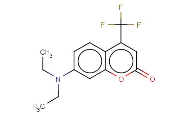 7-<span class='lighter'>二乙胺基</span>-4-<span class='lighter'>三</span><span class='lighter'>氟</span><span class='lighter'>甲基</span>-<span class='lighter'>色</span><span class='lighter'>烯</span>-2-<span class='lighter'>酮</span>