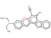 3-<span class='lighter'>二</span>乙胺基-7-<span class='lighter'>亚</span><span class='lighter'>氨基</span>-7H-[1]<span class='lighter'>苯</span>并吡喃并[3‘,2‘:3,4]吡啶并[1,2-a]苯并咪唑-6-甲<span class='lighter'>腈</span>