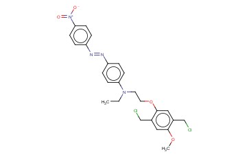 2,5-BIS(CHLOROMETHYL)-1-METHOXY-4-(O-DISPERSE RED 1)BENZENE