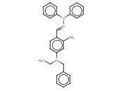 2-甲基-4-(N-乙基-N-苄基)<span class='lighter'>氨基</span><span class='lighter'>苯</span><span class='lighter'>甲醛</span>-1,1-二<span class='lighter'>苯</span>腙
