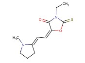 3-乙基-5-[2-(1-甲基-<span class='lighter'>吡咯烷</span>-2-亚基)-亚乙基]-2-硫代-噁唑<span class='lighter'>烷</span>-4-酮