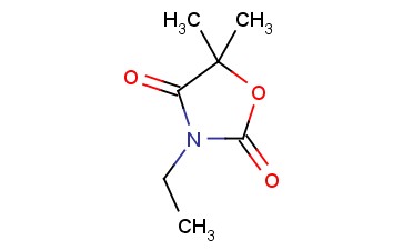 <span class='lighter'>3-ETHYL-5,5-DIMETHYL-1,3-OXAZOLIDINE-2,4-DIONE</span>