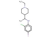 2-CHLORO-N-[1-(1-ETHYLPIPERIDIN-4-YL)ETHYL]-<span class='lighter'>4-IODOANILINE</span>