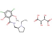 3,5-二氯-N-(1-乙基吡咯烷-2-基甲基)-2-羟基-6-<span class='lighter'>甲</span>氧基苯酰胺酒石<span class='lighter'>酸</span><span class='lighter'>酯</span>盐
