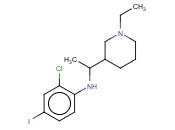 2-CHLORO-N-[1-(1-ETHYLPIPERIDIN-3-YL)ETHYL]-<span class='lighter'>4-IODOANILINE</span>