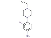 4-(4-ETHYLPIPERAZIN-1-YL)-<span class='lighter'>3-IODOANILINE</span>