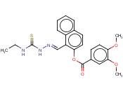 1-(2-((ETHYLAMINO)CARBOTHIOYL)CARBOHYDRAZONOYL)-2-NAPHTHYL 3,4-DIMETHOXYBENZOATE