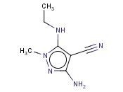 3-AMINO-5-(ETHYLAMINO)-1-METHYL-1H-PYRAZOLE-4-CARBONITRILE