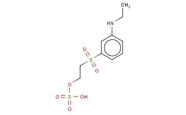 3-N-<span class='lighter'>乙基</span>氨基苯基(beta-<span class='lighter'>乙基</span>硫酸酯)砜