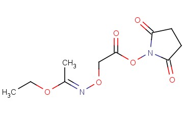 N-EEI-2-AMINOOXYACETIC ACID <span class='lighter'>N-HYDROXYSUCCINIMIDE</span> ESTER