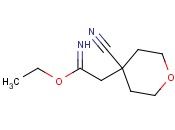 ETHYL 2-(4-CYANOTETRAHYDRO-2H-PYRAN-4-YL)ACETIMIDATE