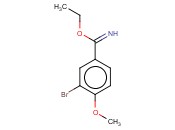<span class='lighter'>3-BROMO-4-METHOXY-BENZIMIDIC</span> ACID ETHYL <span class='lighter'>ESTER</span>