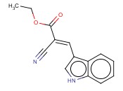 (2E)-2-<span class='lighter'>氰</span><span class='lighter'>基</span>-3-(1H-<span class='lighter'>吲哚</span><span class='lighter'>基</span>-3-<span class='lighter'>基</span>)丙烯酸乙酯