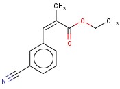 (Z)-3-氰基-α-甲基<span class='lighter'>肉桂酸</span>乙酯