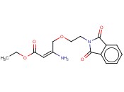3-<span class='lighter'>氨基</span>-4-(2-邻苯二甲酰亚<span class='lighter'>氨基</span>乙氧基)-2-丁烯<span class='lighter'>酸</span>乙酯