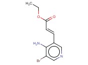 3-(4-氨基-5-<span class='lighter'>溴</span>-3-<span class='lighter'>吡啶基</span>)丙烯酸乙酯
