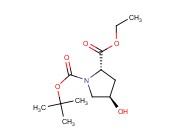 1-叔丁氧羰基-(4R)-羟基-2-<span class='lighter'>脯氨酸</span>乙脂