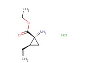 (1R,2S)-1-氨基-2-乙烯基-环丙羧酸<span class='lighter'>乙</span><span class='lighter'>酯</span><span class='lighter'>盐酸盐</span>(1:1)