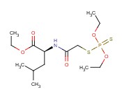 N-(MERCAPTOACETYL)<span class='lighter'>LEUCINE</span> ETHYL ESTER S-ESTER WITH O,O-DIETHYLPHOSPHOR ODITHIOATE