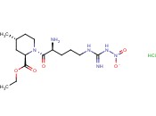 (2R,4R)-1-[2-氨基-5-[[亚氨基(<span class='lighter'>硝基</span>氨基)甲基]氨基]-1-氧代戊基]-4-甲基-2-哌啶甲酸乙酯盐酸盐