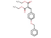 2-(4-(<span class='lighter'>苄</span><span class='lighter'>氧基</span>)亚苄基)丙二酸二乙酯