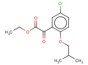ETHYL 2-<span class='lighter'>ISO</span>-BUTOXY-5-CHLOROBENZOYLFORMATE