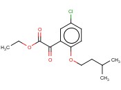 ETHYL 3-CHLORO-6-<span class='lighter'>ISO</span>-PENTOXYBENZOYLFORMATE