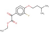 ETHYL 3-FLUORO-4-<span class='lighter'>ISO</span>-PENTOXYBENZOYLFORMATE