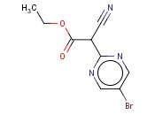 2-氰基-2-(5-溴嘧啶-2)<span class='lighter'>乙酸乙酯</span>