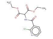 二乙基 2-([(2-氯-3-吡啶)羰基]<span class='lighter'>氨基</span>)丙二<span class='lighter'>酸</span>