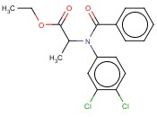 N-苯<span class='lighter'>甲</span><span class='lighter'>酰</span>-N-(3,4-二<span class='lighter'>氯苯</span>基)-DL-丙氨酸<span class='lighter'>乙</span>酯