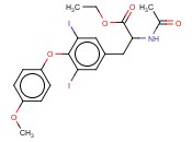 3,5-二碘-4-(4-甲氧苯氧基)-N-乙酰-<span class='lighter'>L-</span><span class='lighter'>苯丙氨酸</span>乙<span class='lighter'>酯</span>