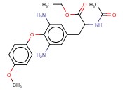 3,5-二氨基-4-(4-甲氧苯氧基)-N-乙酰-<span class='lighter'>L-</span><span class='lighter'>苯丙氨酸</span>乙<span class='lighter'>酯</span>
