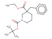 3-Benzylpiperidine-1,3-dicarboxylic acid1-tert-butyl ester 3-ethyl este