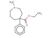 ETHYL <span class='lighter'>1-METHYL-4-PHENYLAZEPANE-4-CARBOXYLATE</span>