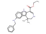1,2,3,6-四氢-1,1-二甲基-9-[(苯基甲基)氨在]-<span class='lighter'>氮</span><span class='lighter'>杂</span>卓酮[4,5-B]<span class='lighter'>吲哚</span>-5-羧酸乙酯
