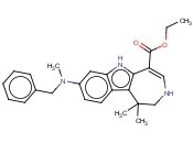 1,2,3,6-四氢-1,1-二甲基-8-[甲基(苯甲基)氨基]-<span class='lighter'>氮</span><span class='lighter'>杂</span>卓酮[4,5-B]<span class='lighter'>吲哚</span>-5-羧酸乙酯