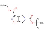 5-TERT-BUTYL 3-ETHYL 6,6A-DIHYDRO-3AH-PYRROLO[<span class='lighter'>3,4</span>-D]ISOXAZOLE-3,5(4H)-DICARBOXYLATE