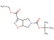 5-TERT-BUTYL 3-ETHYL 6,6A-DIHYDRO-3AH-<span class='lighter'>PYRROLO</span>[<span class='lighter'>3,4-D</span>]<span class='lighter'>ISOXAZOLE</span>-3,5(4H)-DICARBOXYLATE