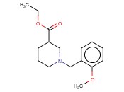 ETHYL 1-(<span class='lighter'>2-METHOXYBENZYL</span>)PIPERIDINE-3-CARBOXYLATE