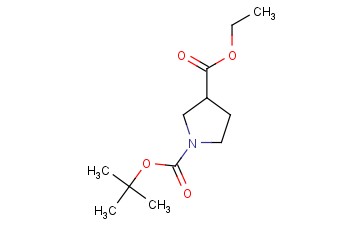 ETHYL <span class='lighter'>1-BOC-3-PYRROLIDINECARBOXYLATE</span>