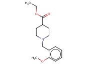 ETHYL 1-(<span class='lighter'>2-METHOXYBENZYL</span>)PIPERIDINE-4-CARBOXYLATE