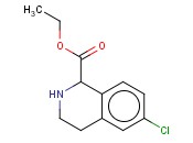 ETHYL 6-<span class='lighter'>CHLORO-1,2,3,4-TETRAHYDRO-ISOQUINOLINE-1-CARBOXYLATE</span>