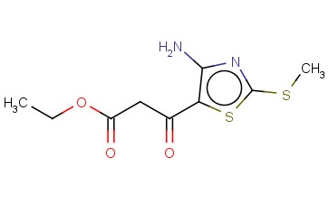 ETHYL 3-(4-AMINO-2-METHYLTHIOTHIAZOL-5-YL)-3-OXOPROPANOATE