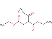 2-CYCLOPROPANECARBONYL-<span class='lighter'>SUCCINIC</span> ACID DIETHYL ESTER