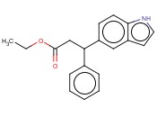 3-(1H-INDOL-5-YL)-<span class='lighter'>3-PHENYLPROPIONIC</span> ACID ETHYL ESTER